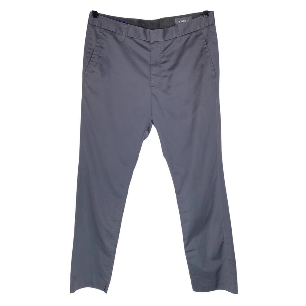 Bonobos Gray Weekday Warrior Dress Pants Friday Slim Size 33 / 30